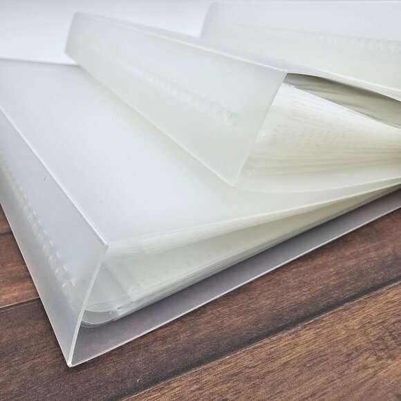 Clear Photo Album/Sticker Book. 5 Books (80 Slots each book holds) For 5" x3.5" - Picture 2 of 13